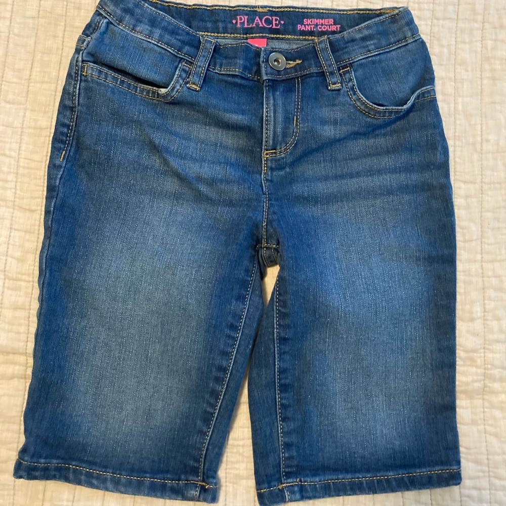 Place Classic Blue Denim Skimmer Shorts